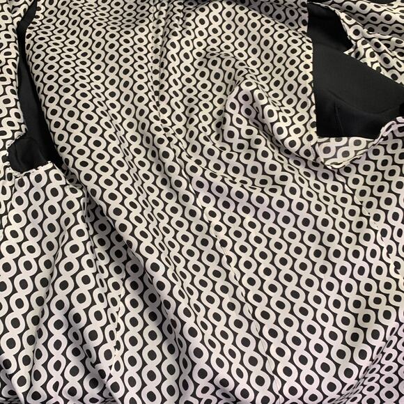 YOHJI YAMAMOTO Size XL Black Silk Single Breasted Drop Shoulder Sport Coat - Picture 7 of 8